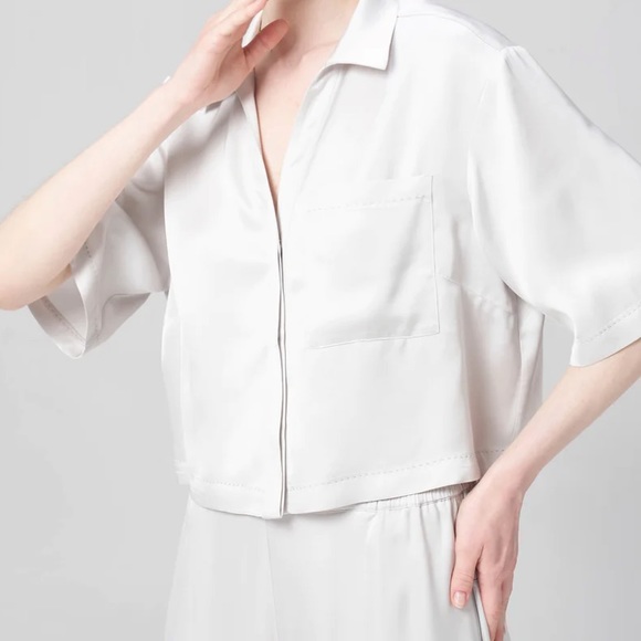 Slate gray brand new unworn pajama and loungewear two piece set - Picture 3 of 5